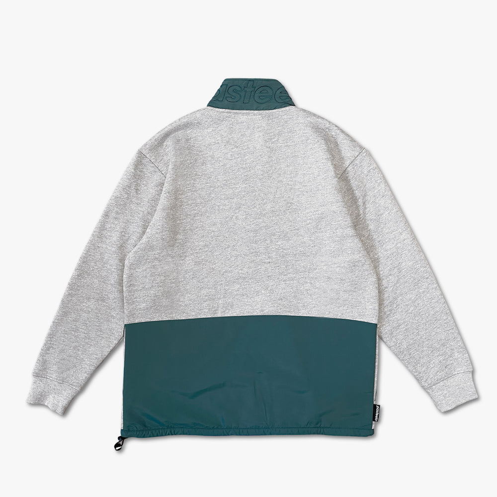 98 QUARTER ZIP PULLOVER - HEATHER GREY