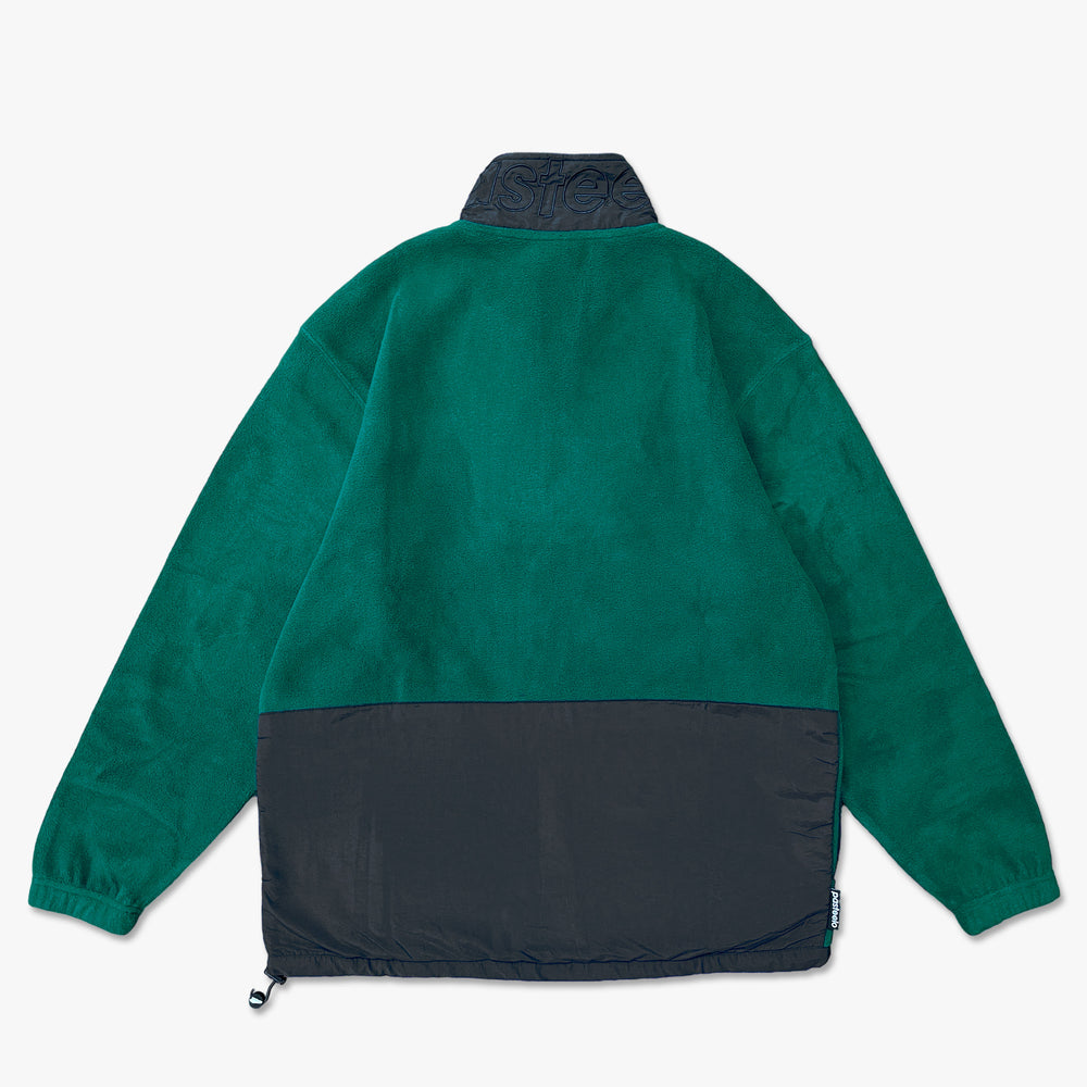 98 POLARFLEECE QUARTER ZIP - FOREST/BLACK