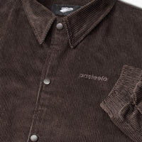 CAPITAL CORD JACKET - COFFEE