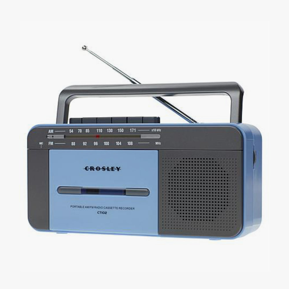 CROSLEY CASSETTE PLAYER - BLUE