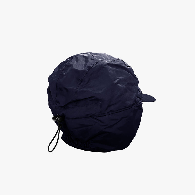 EARFLAP 5 PANEL CAP - NAVY