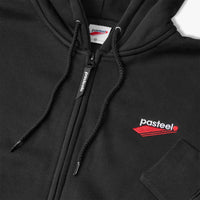 EMB O.G. ZIP HOODIE - BLACK