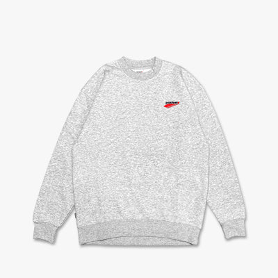 EMBROIDERED O.G. CREWNECK - HEATHER GREY