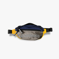 ESSENTIALS SPORTS BAG - NAVY/TAN/GOLD