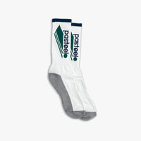 O.G. ATL SOCKS - WHITE/DARK TEAL