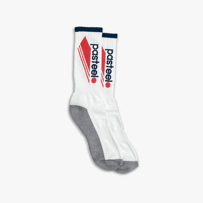 O.G. ATL SOCKS - WHITE/RED