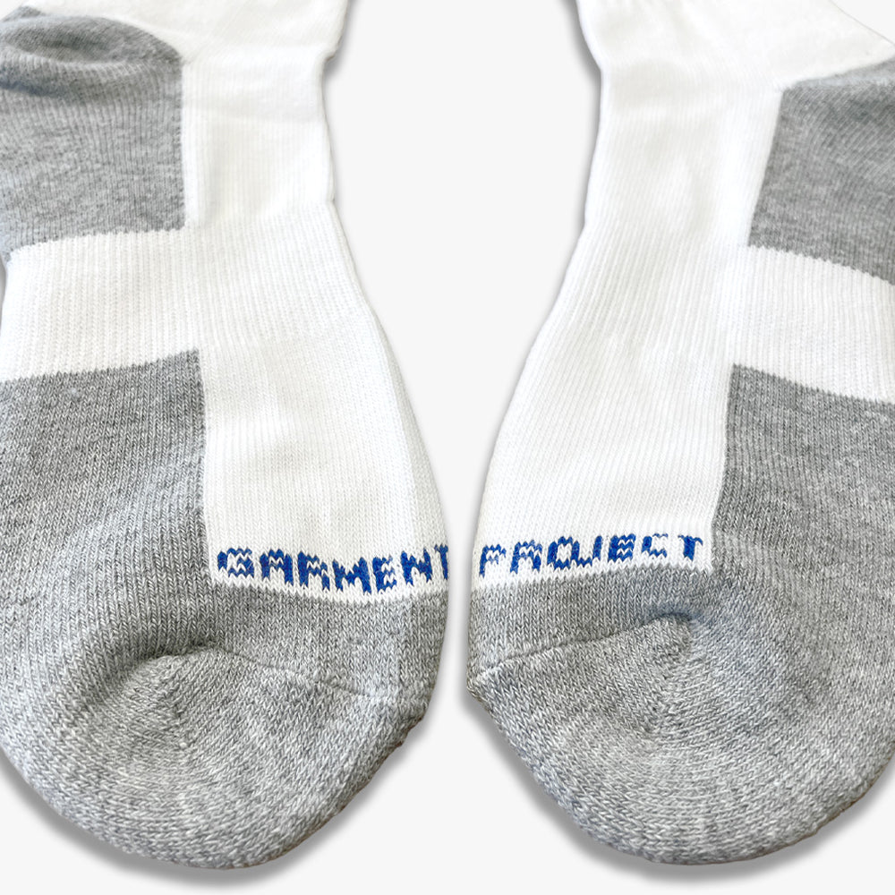 GP X PASTEELO SOCKS - WHITE/DARK TEAL/ROYAL