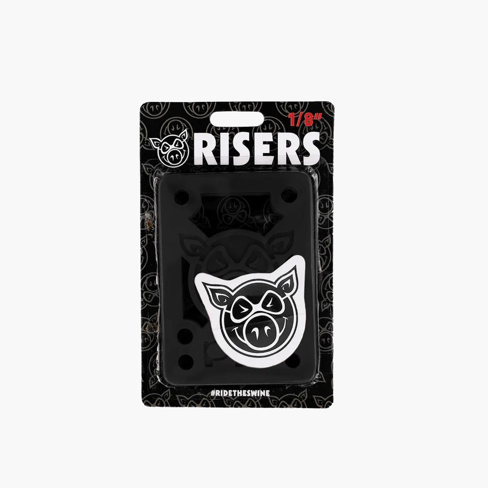 PIG RISERPADS - BLACK 1/8"