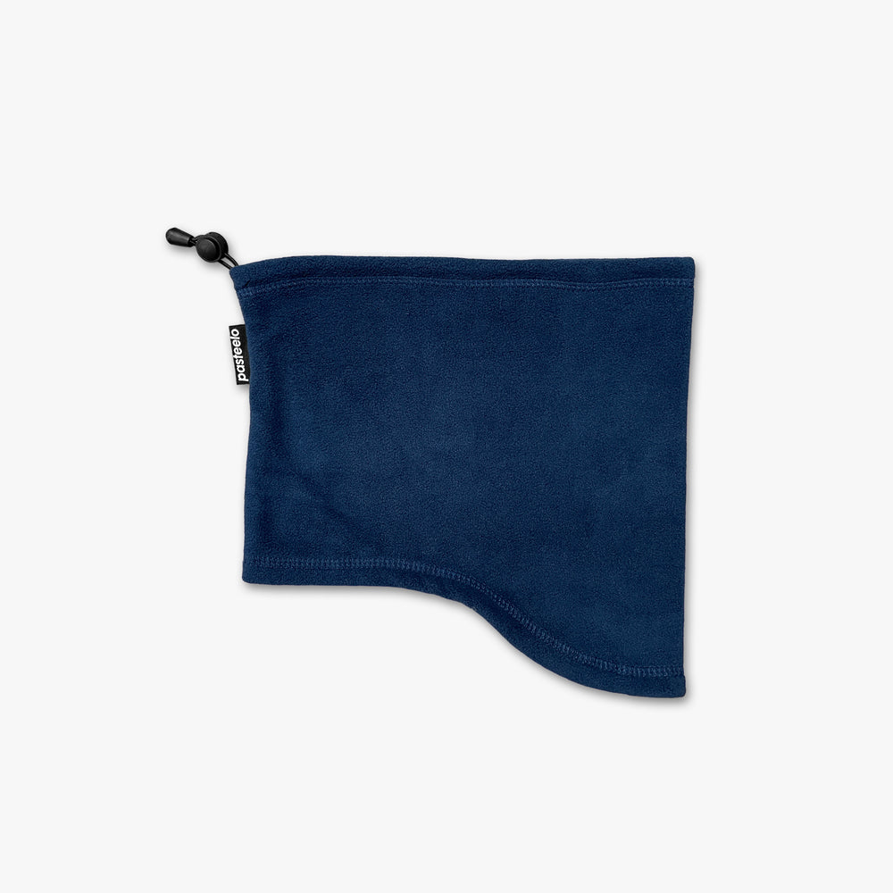 RECYCLED FLEECE NECK GAITER - NAVY