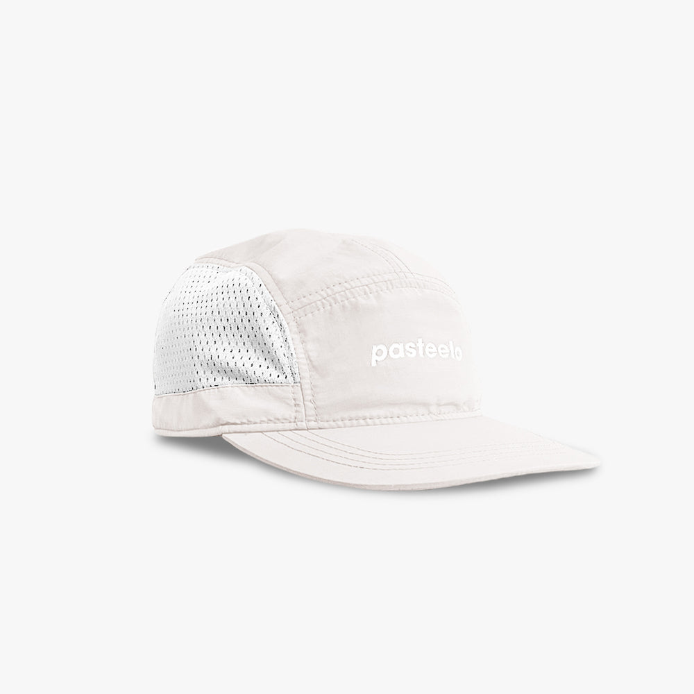 SPORTS 5 PANEL CAP - WHITE