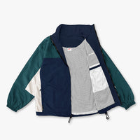 SPORTS WINDBREAKER - DARK TEAL/NAVY/WHITE