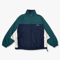 SPORTS WINDBREAKER - DARK TEAL/NAVY/WHITE