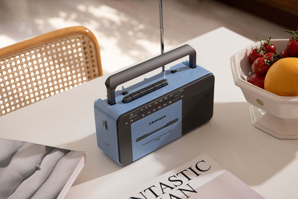 CROSLEY CASSETTE PLAYER - BLUE