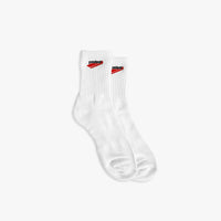 EMBROIDERED SOCKS - WHITE