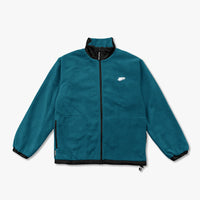 POLARFLEECE TECH JACKET - DARK TEAL/BLACK