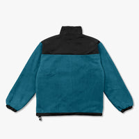 POLARFLEECE TECH JACKET - DARK TEAL/BLACK