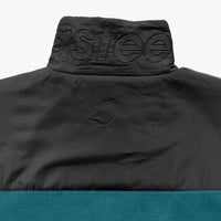 POLARFLEECE TECH JACKET - DARK TEAL/BLACK