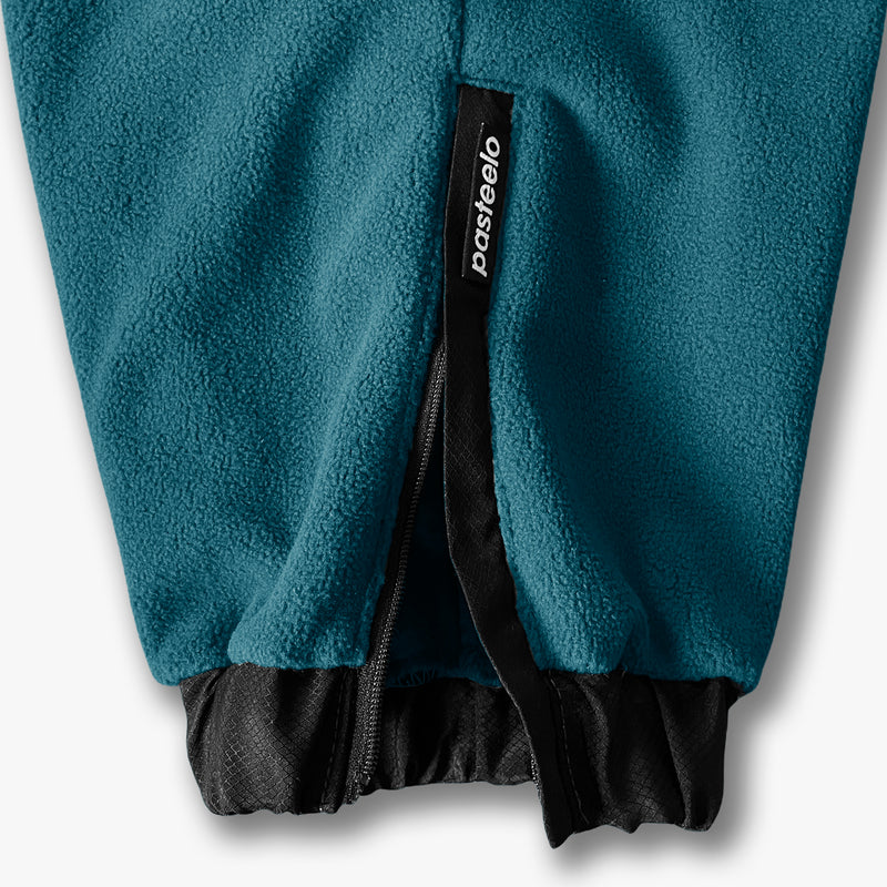 POLARFLEECE TECH PANTS - DARK TEAL/BLACK