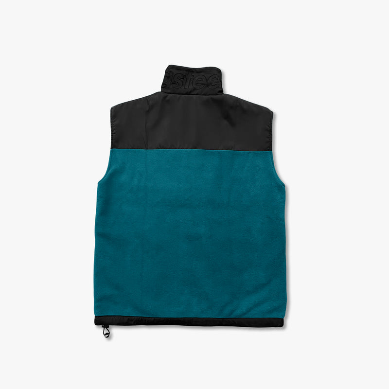 POLARFLEECE TECH VEST - DARK TEAL/BLACK