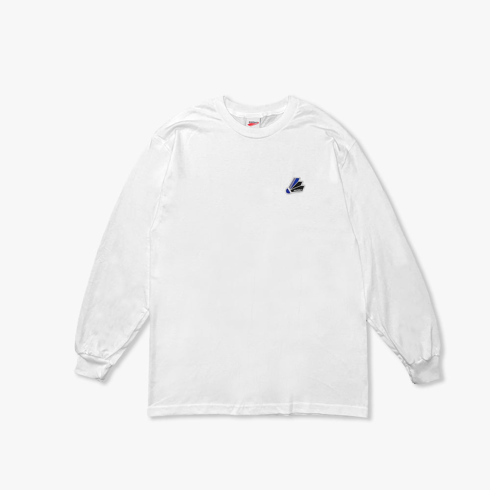 SMASH PATCH T-SHIRT L/S - WHITE